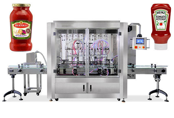 Machine de remplissage automatique de bouteilles de ketchup