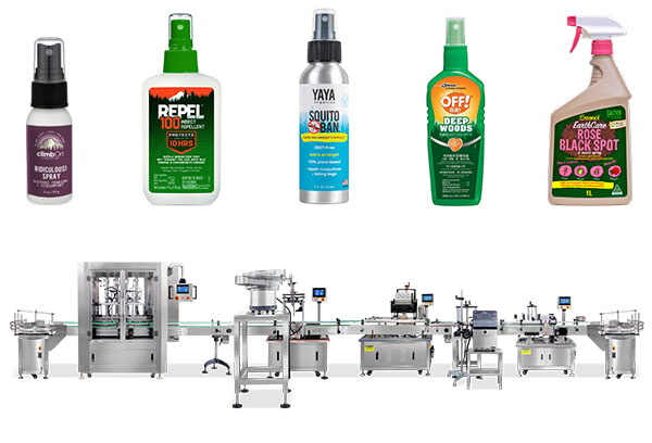 Ligne d'étiquetage de capsulage remplissante automatique de pesticides avec machine de codage