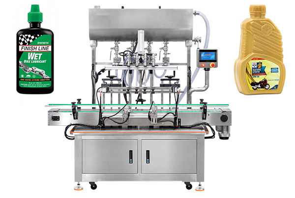 Màquina automàtica d'ompliment d'ampolles quantitatives de pistons per a oli de motor