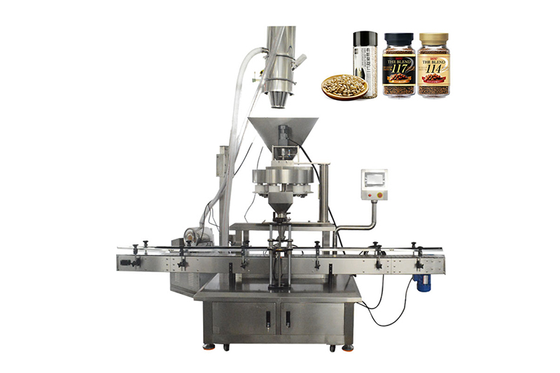 Automatische volumetrische Becher-Granulat-Dosenglas-Abfüllmaschine