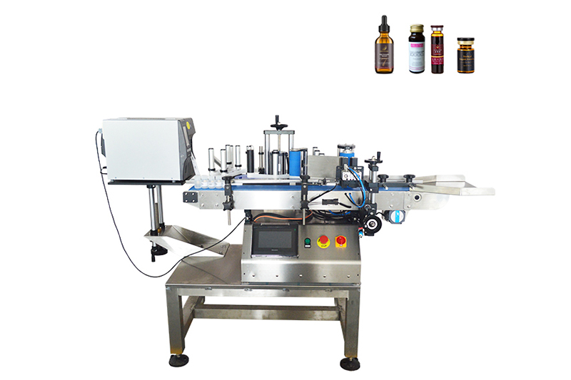 Desktop Round Bottle Labeling Machine With Real-Time Printer