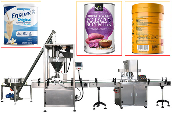 Automatische Füll- und Verschließmaschine für Milchpulver-Blechdosen