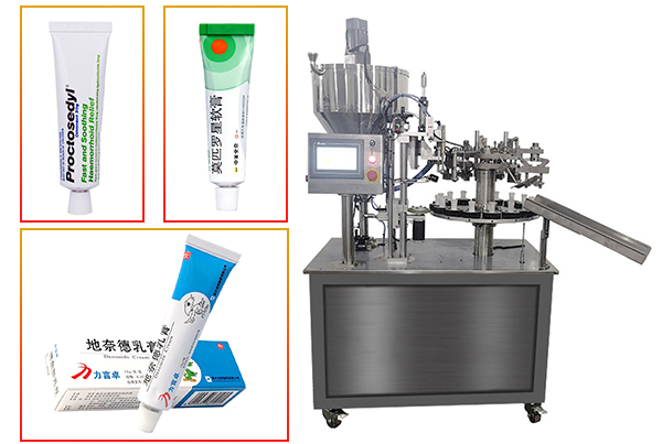 Semi-Automatic Ab Glue Aluminum Tube Filling Sealing Machine